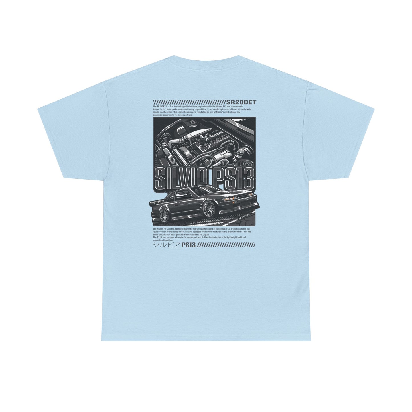 PS13 SR20DET T-SHIRT - CHARCOAL GREY EDITION