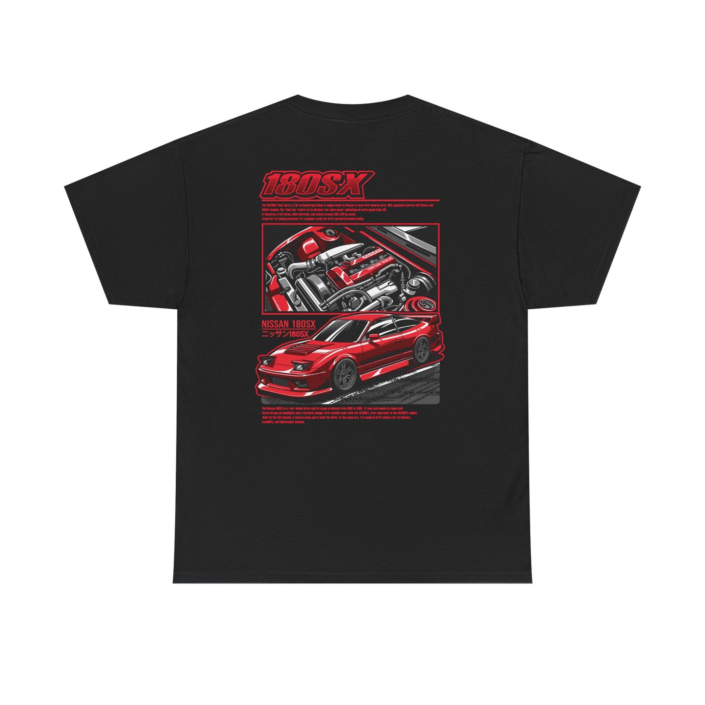 180SX SR20DET T-SHIRT – RED EDITION