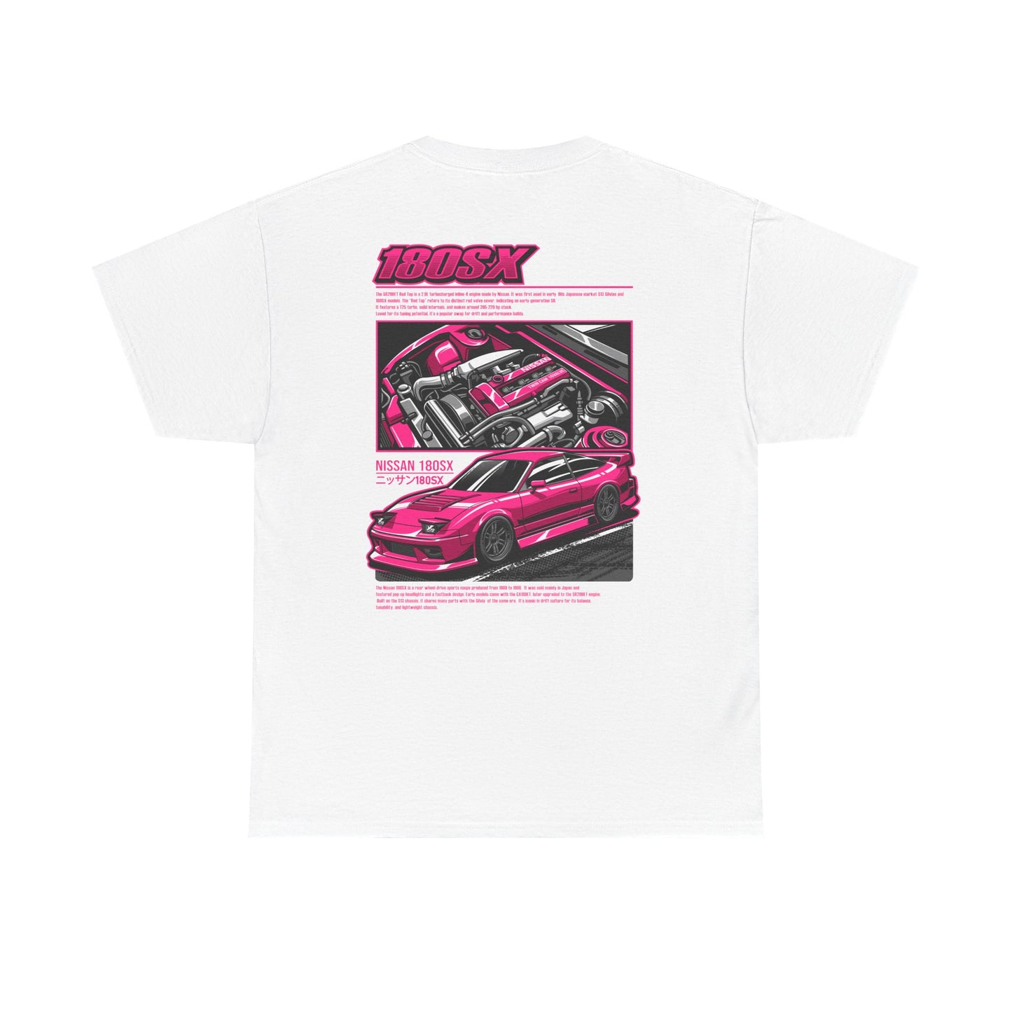 180SX SR20DET T-SHIRT – PINK EDITION
