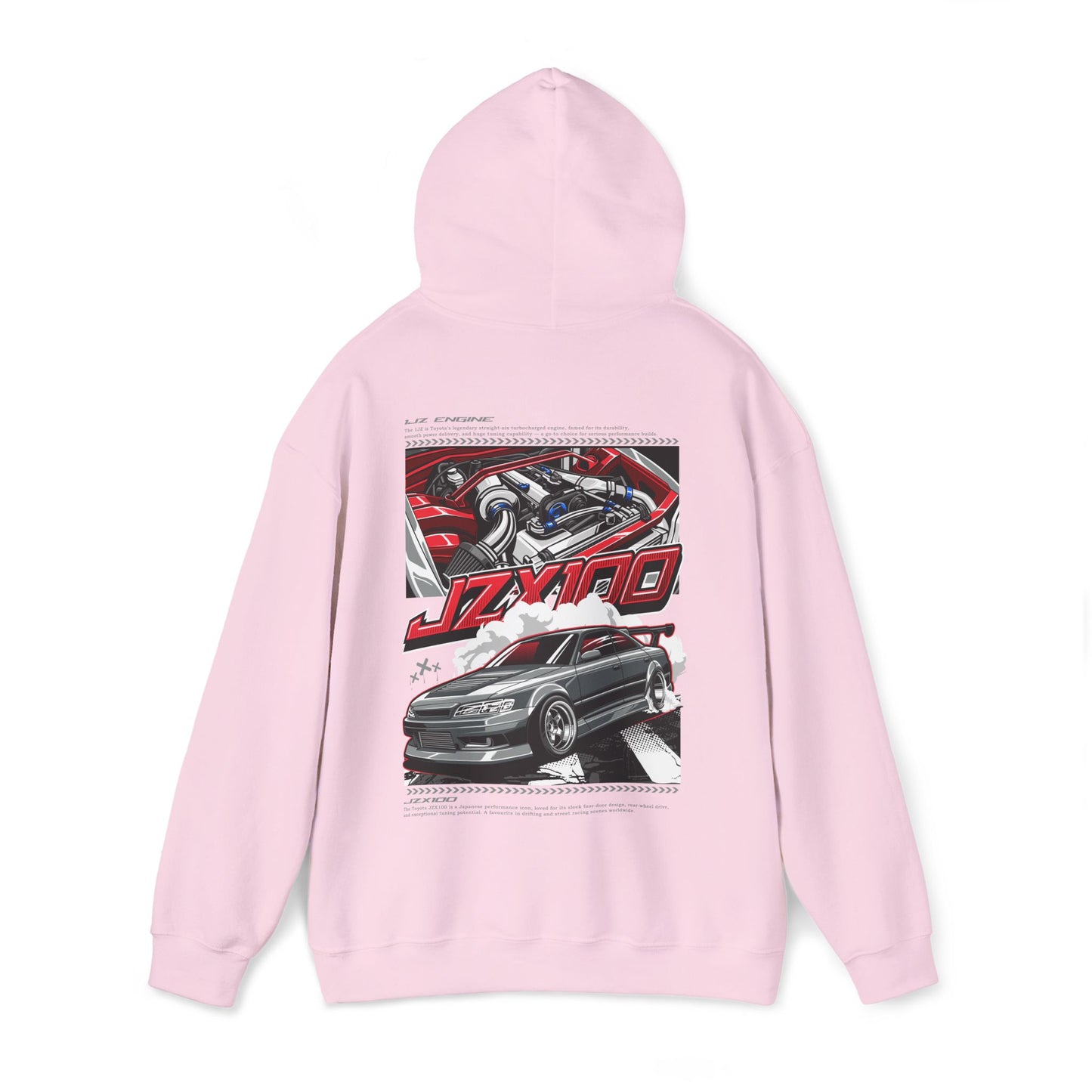 Toyota JZX100 1JZ-GTE Hoodie – Grey Edition