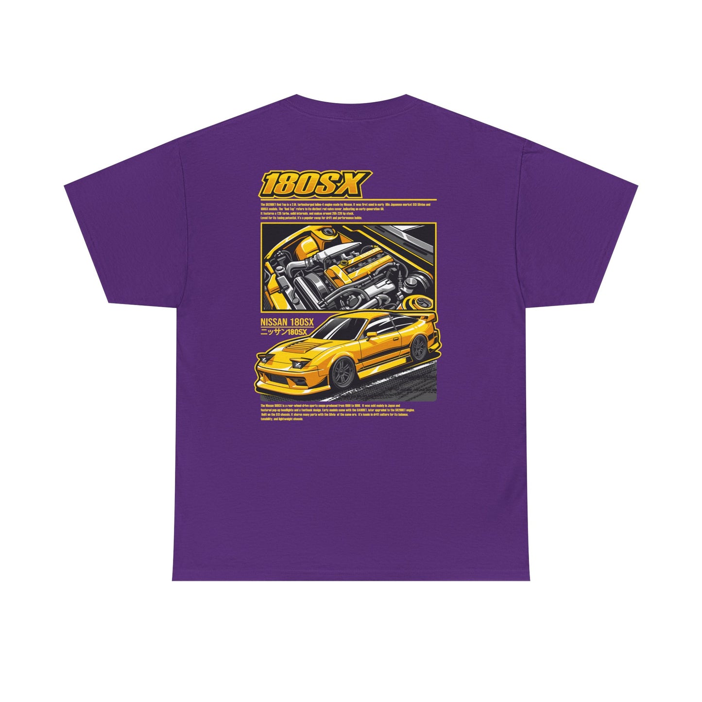 180SX SR20DET T-SHIRT - YELLOW EDITION