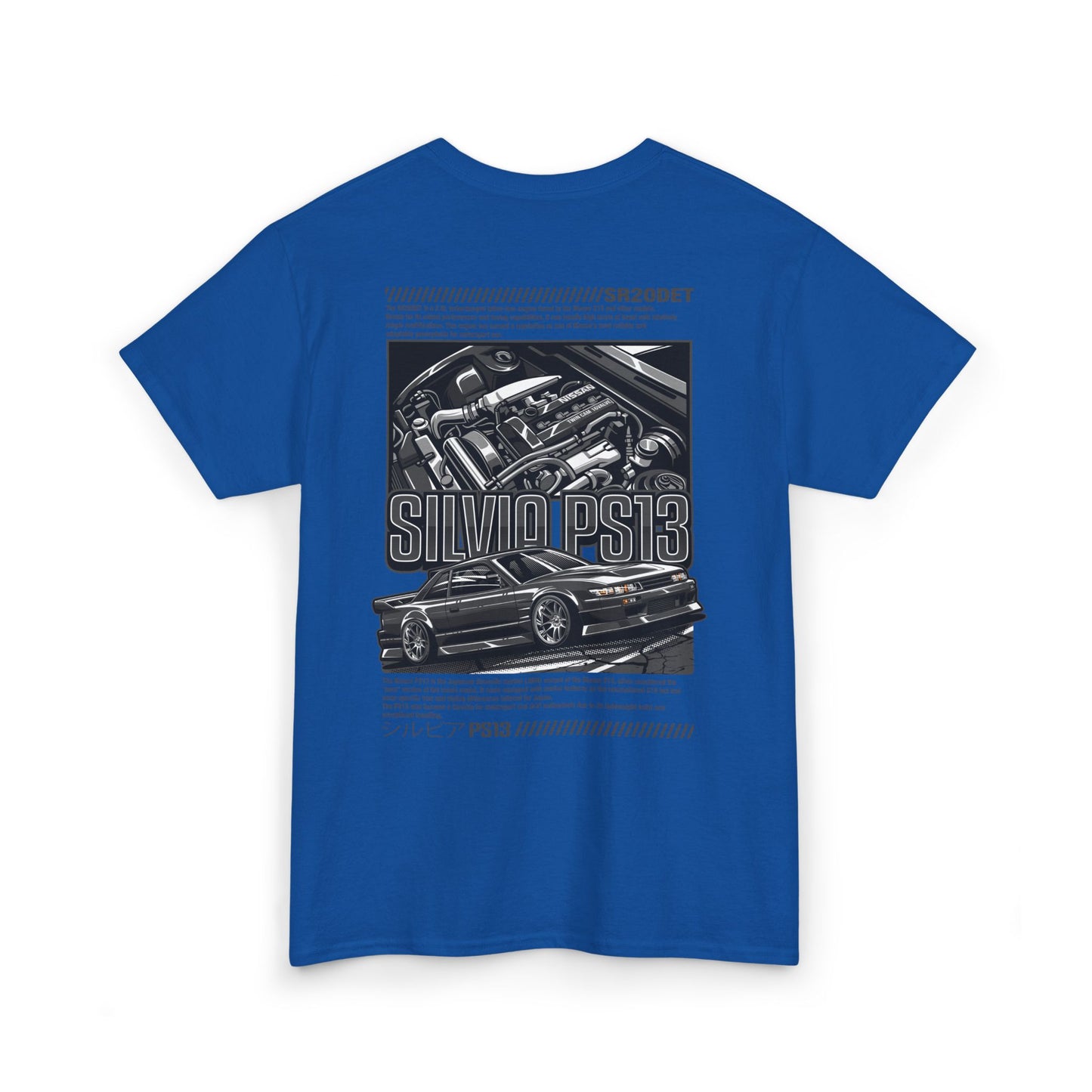 PS13 SR20DET T-SHIRT - CHARCOAL GREY EDITION