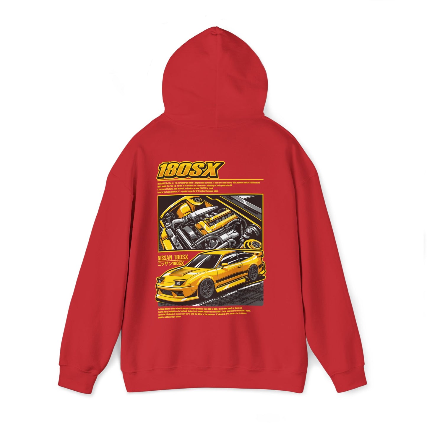 Nissan 180SX SR20DET Hoodie – Yellow Edition
