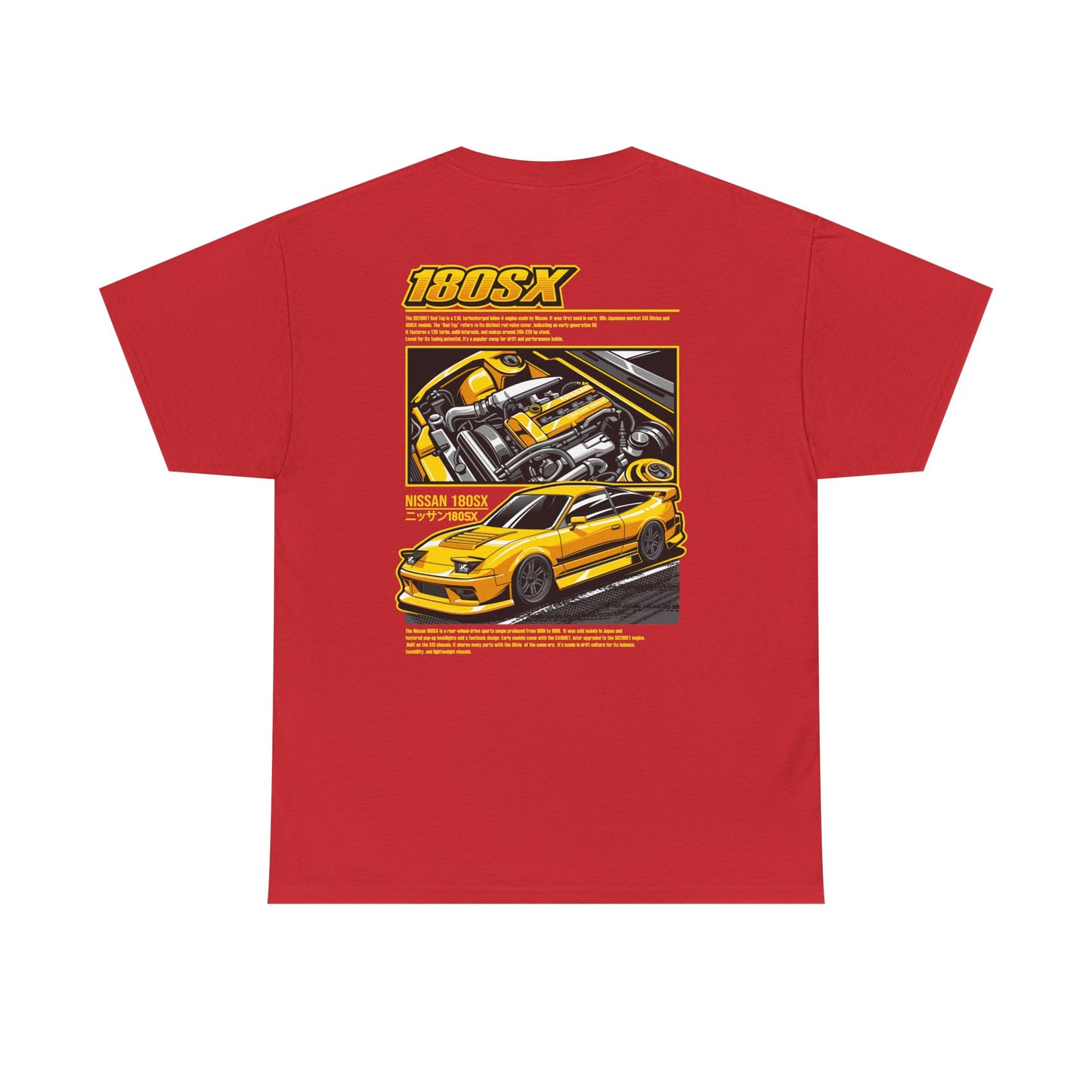180SX SR20DET T-SHIRT - YELLOW EDITION