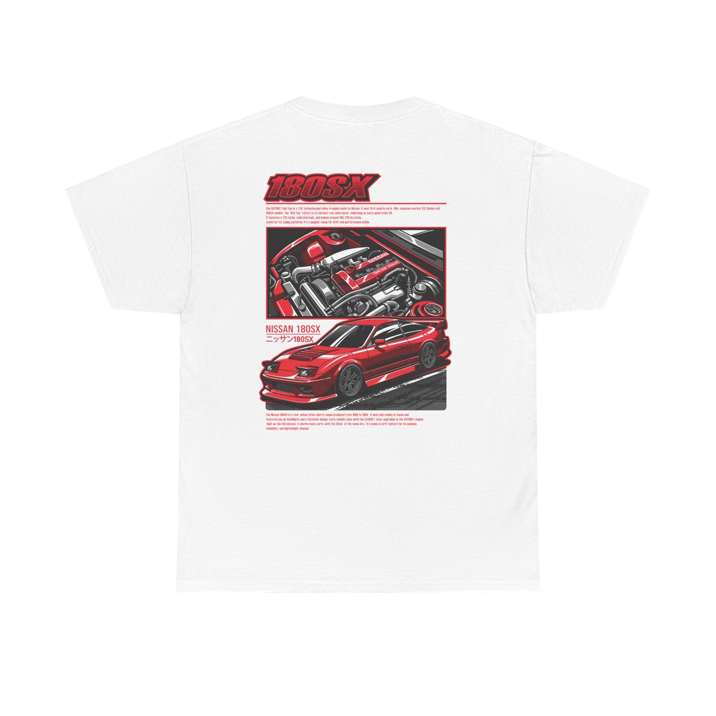 180SX SR20DET T-SHIRT – RED EDITION
