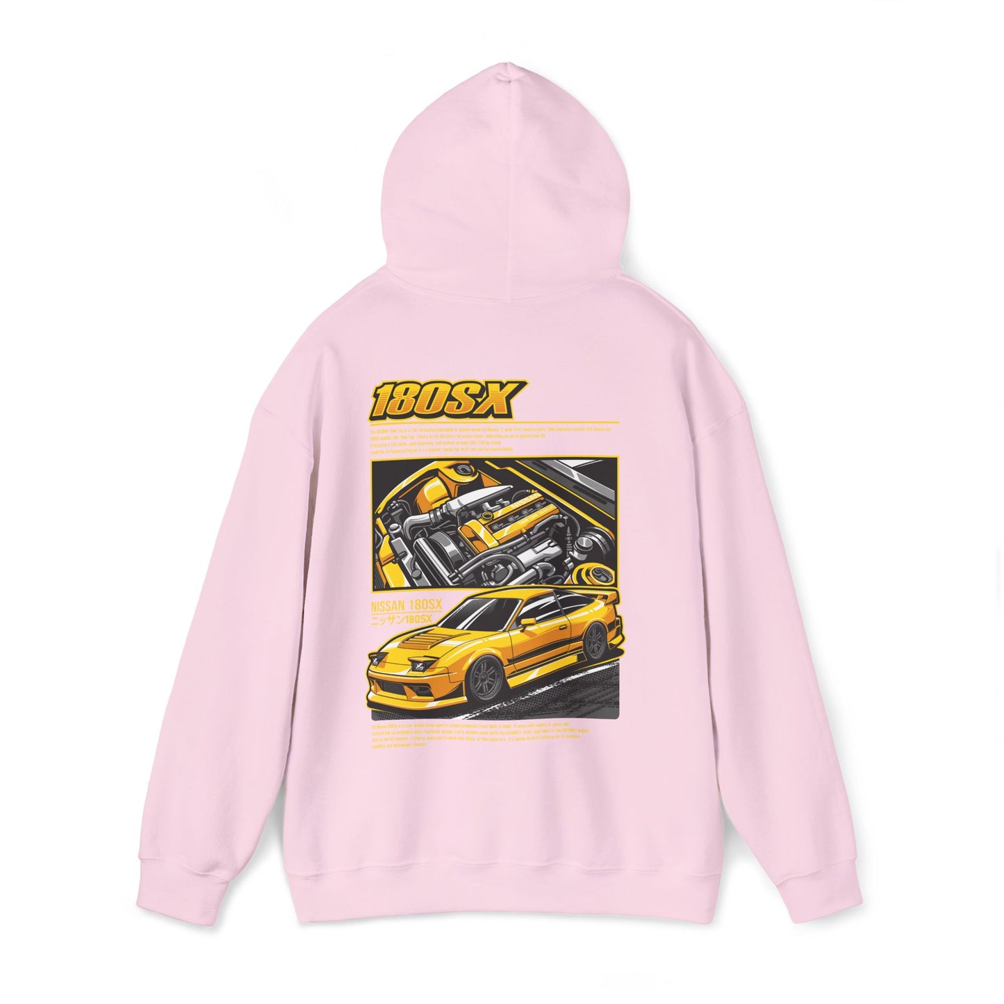 Nissan 180SX SR20DET Hoodie – Yellow Edition