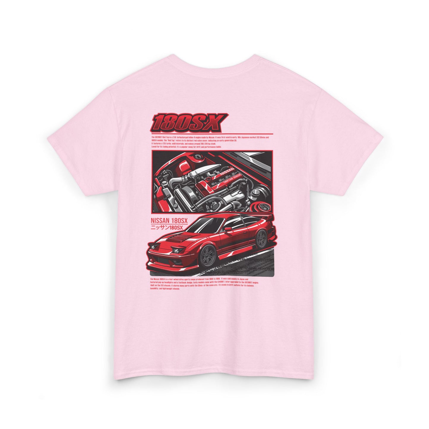 180SX SR20DET T-SHIRT – RED EDITION