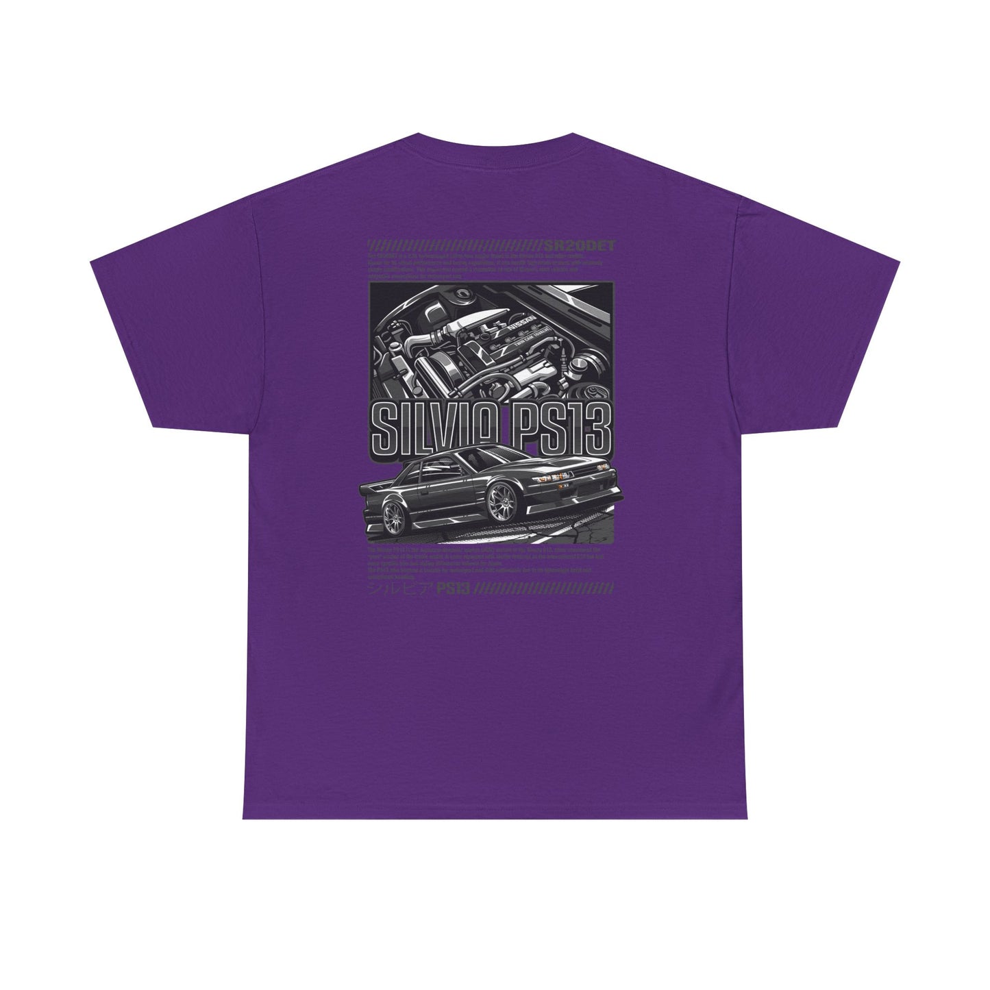 PS13 SR20DET T-SHIRT - CHARCOAL GREY EDITION