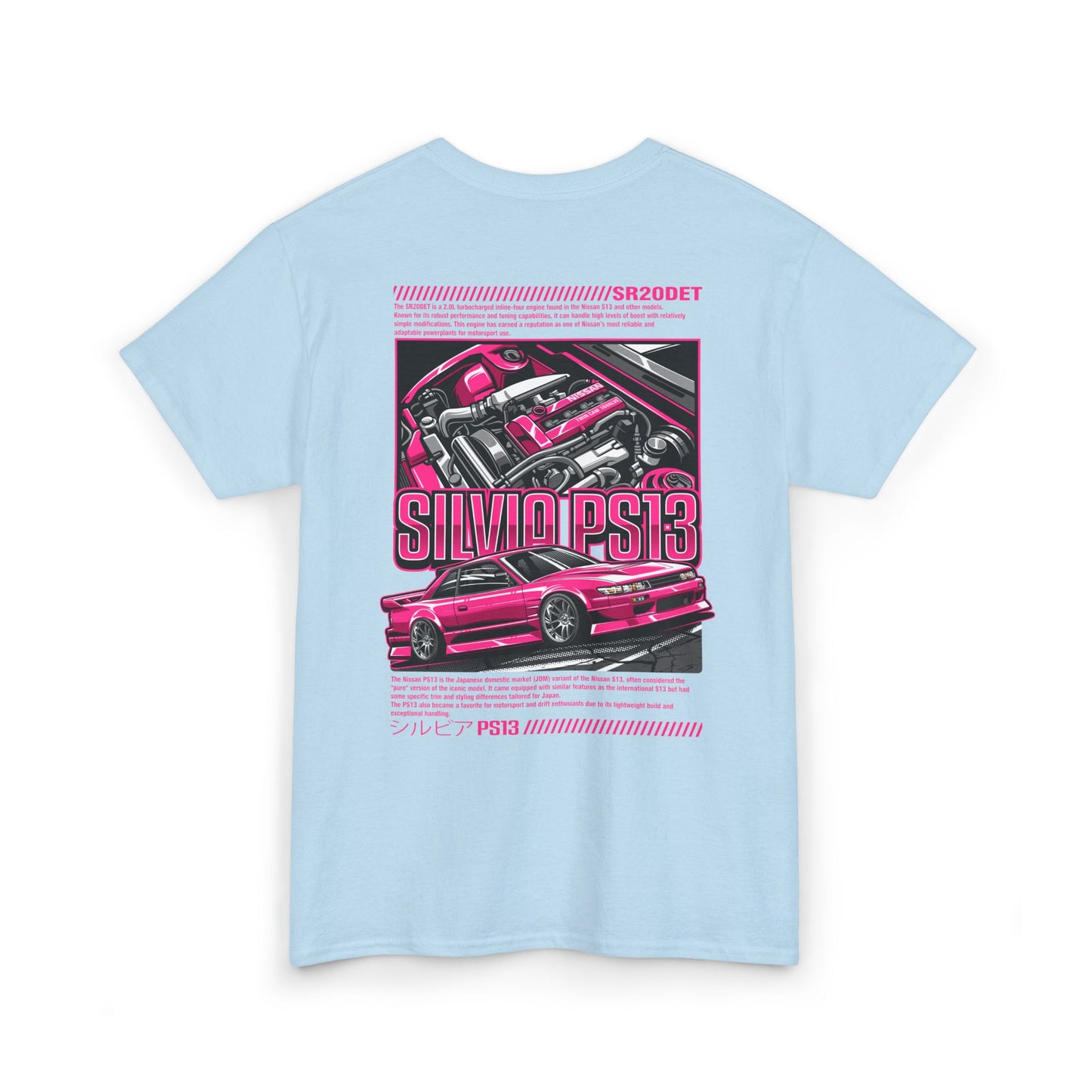 PS13 SR20DET T-SHIRT - PINK EDITION