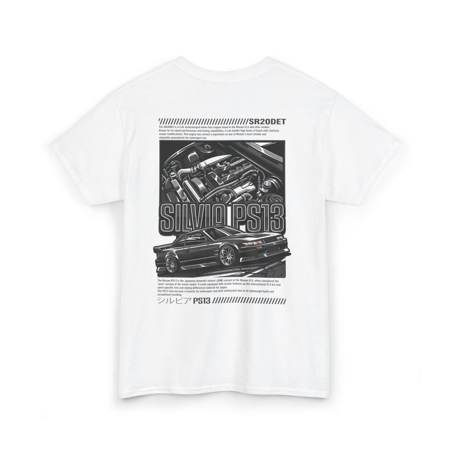 PS13 SR20DET T-SHIRT - CHARCOAL GREY EDITION