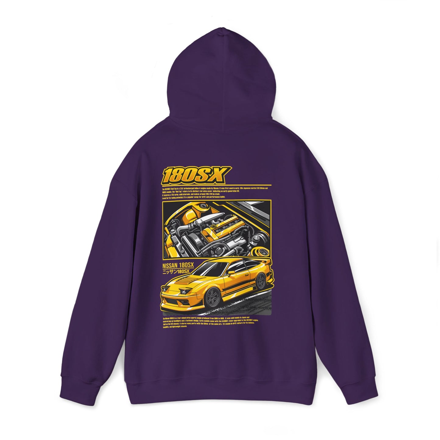 Nissan 180SX SR20DET Hoodie – Yellow Edition