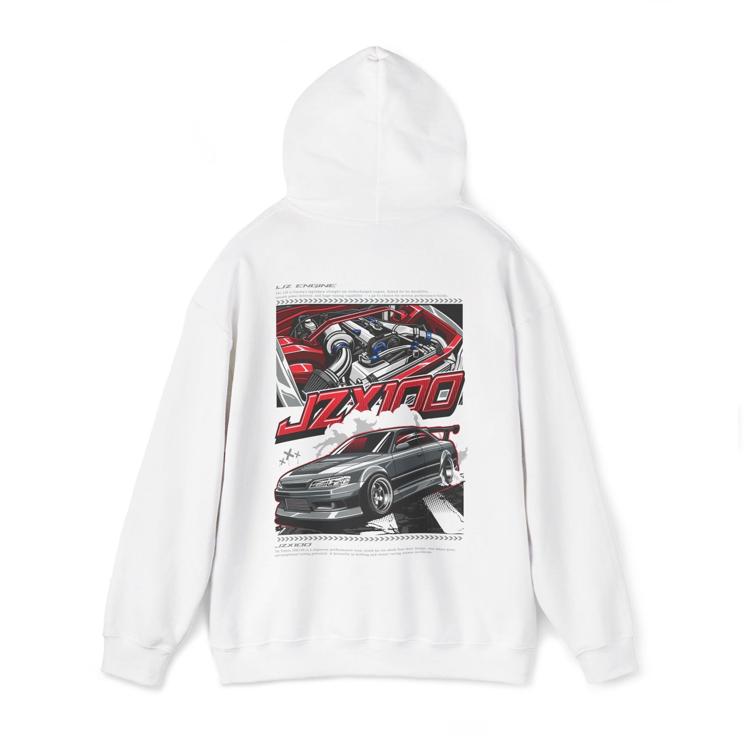 Toyota JZX100 1JZ-GTE Hoodie – Grey Edition