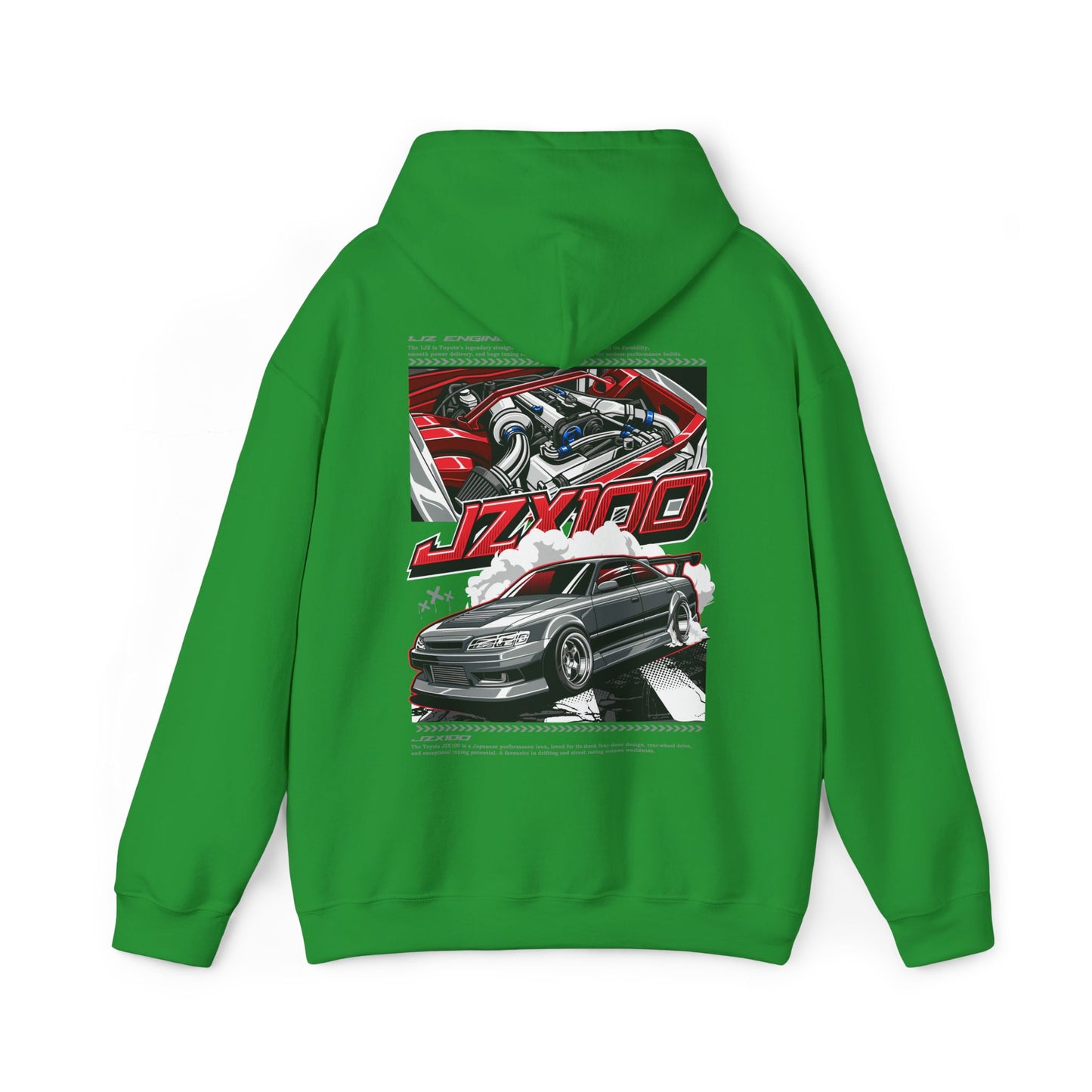 Toyota JZX100 1JZ-GTE Hoodie – Grey Edition