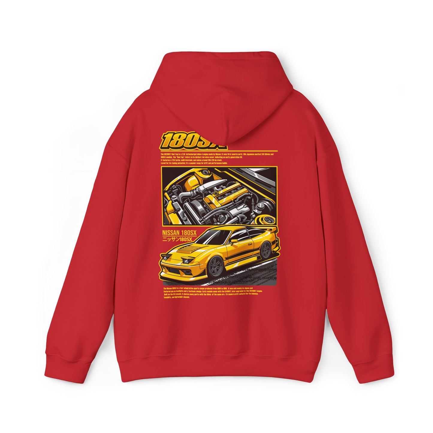 Nissan 180SX SR20DET Hoodie – Yellow Edition