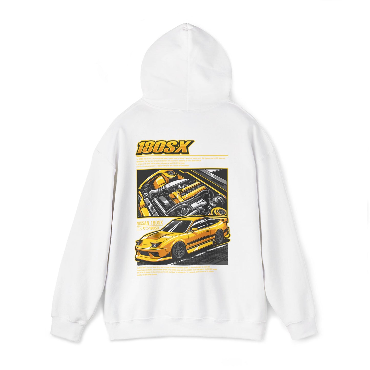 Nissan 180SX SR20DET Hoodie – Yellow Edition