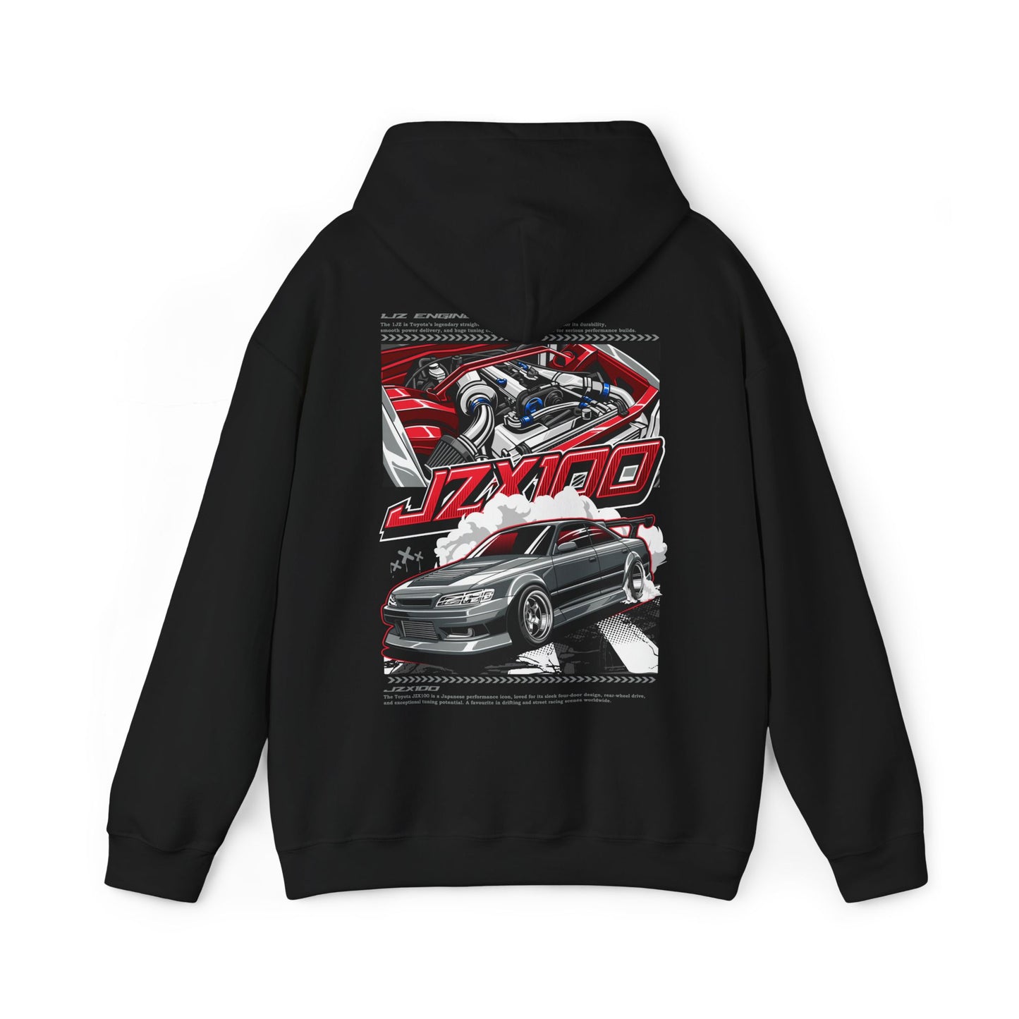 Toyota JZX100 1JZ-GTE Hoodie – Grey Edition