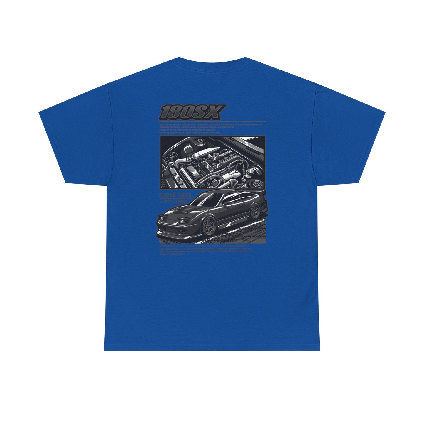 180SX SR20DET T-SHIRT - CHARCOAL GREY EDITION