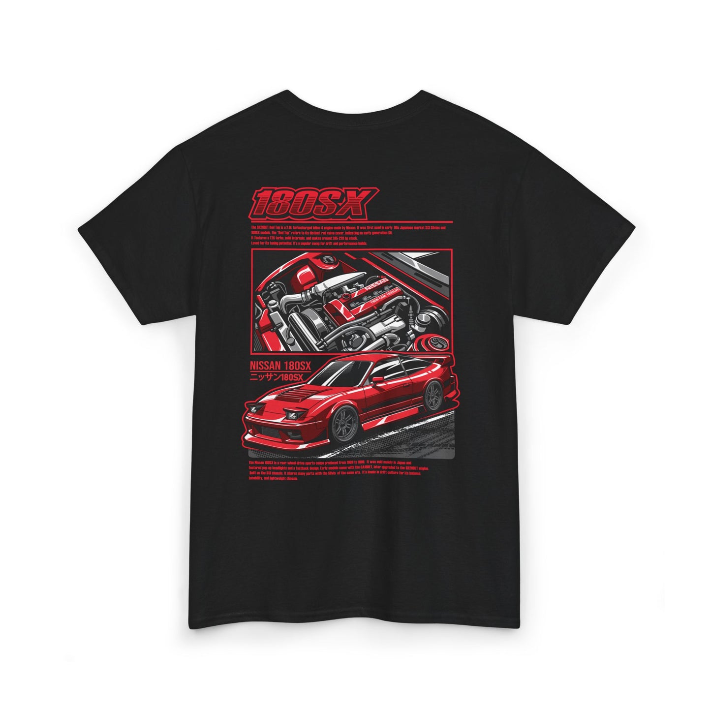 180SX SR20DET T-SHIRT – RED EDITION