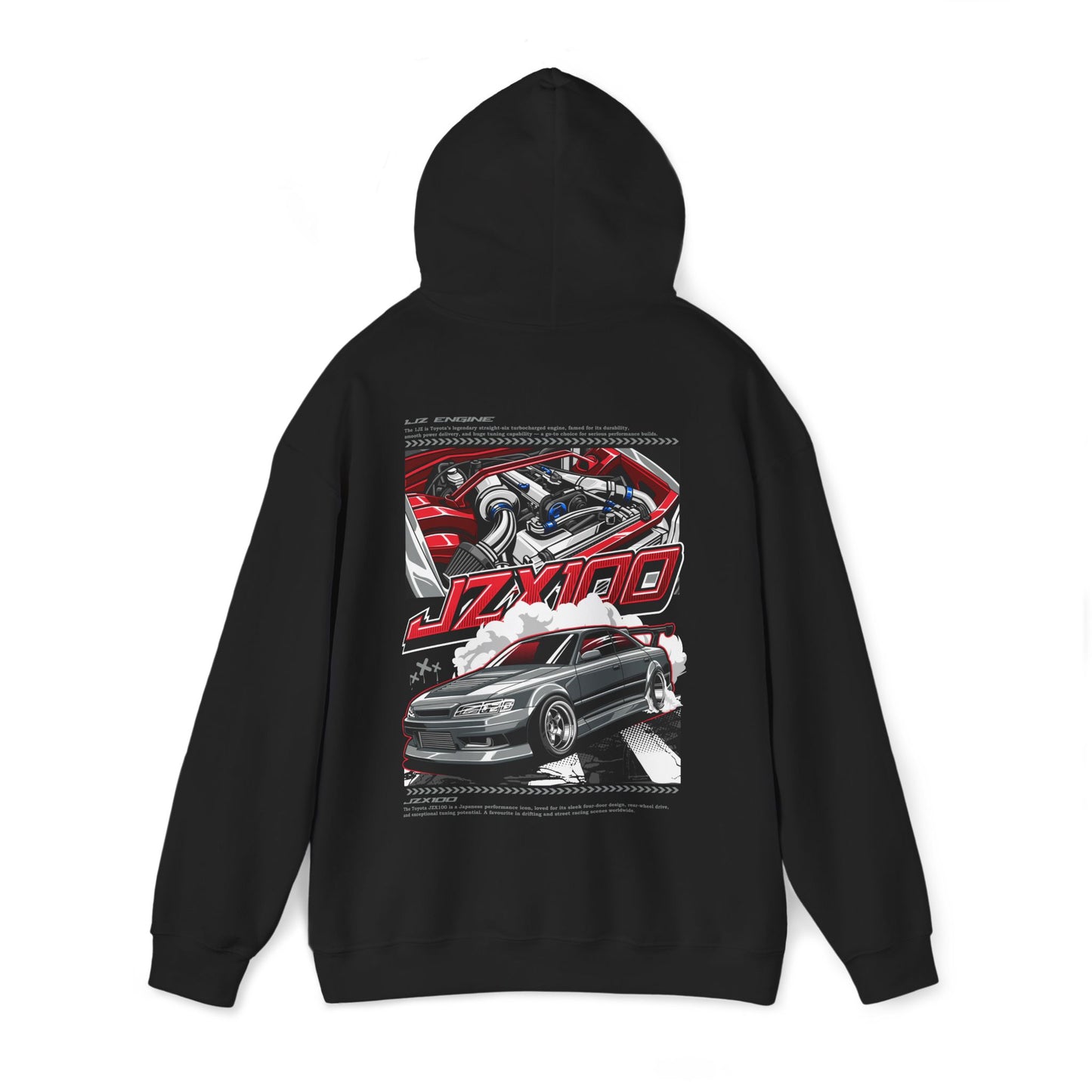 Toyota JZX100 1JZ-GTE Hoodie – Grey Edition