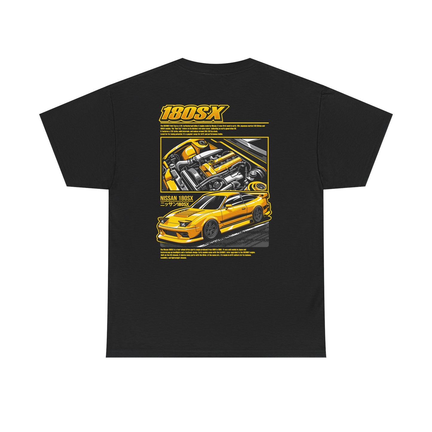 180SX SR20DET T-SHIRT - YELLOW EDITION