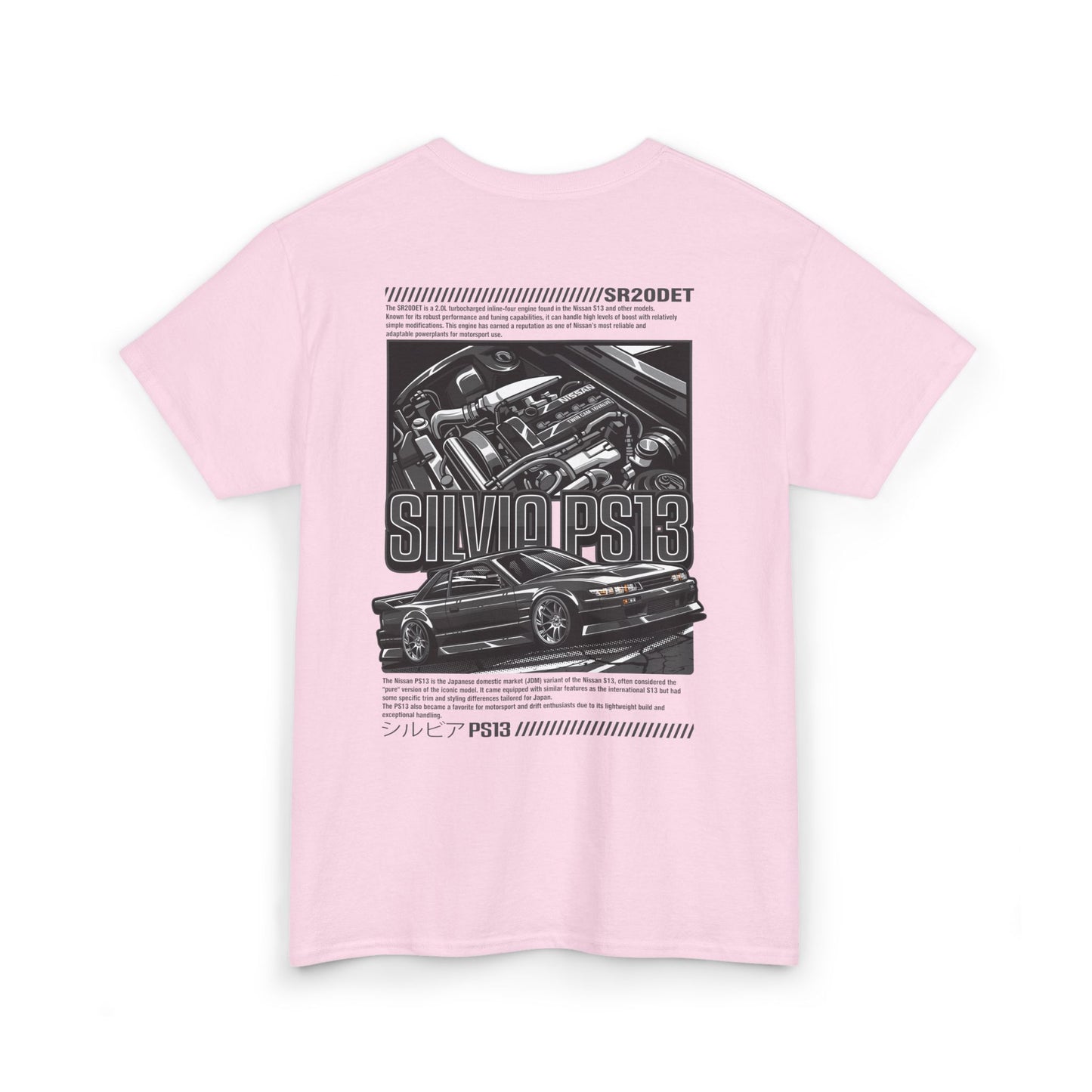PS13 SR20DET T-SHIRT - CHARCOAL GREY EDITION
