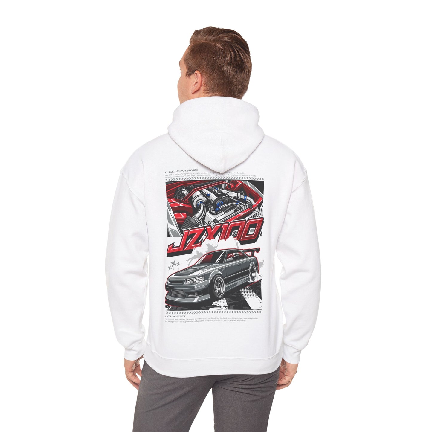 Toyota JZX100 1JZ-GTE Hoodie – Grey Edition