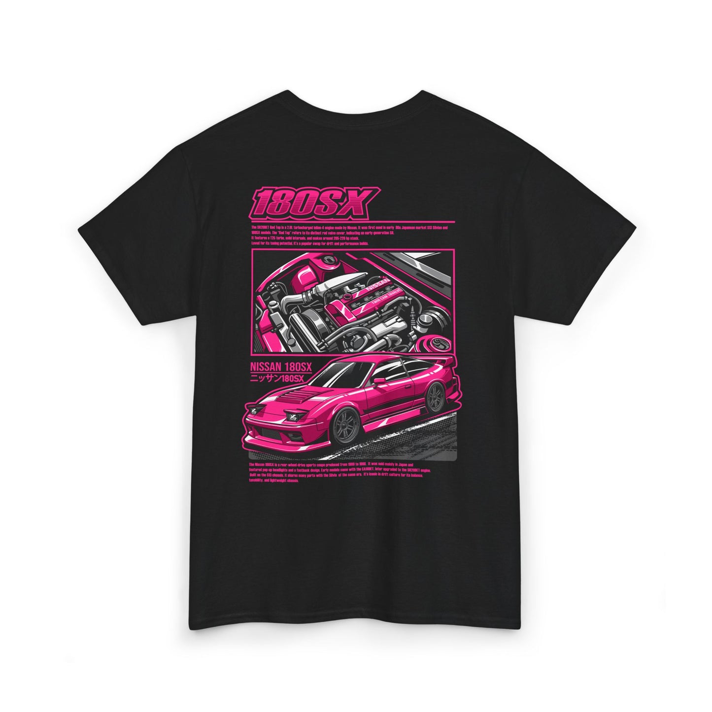 180SX SR20DET T-SHIRT – PINK EDITION