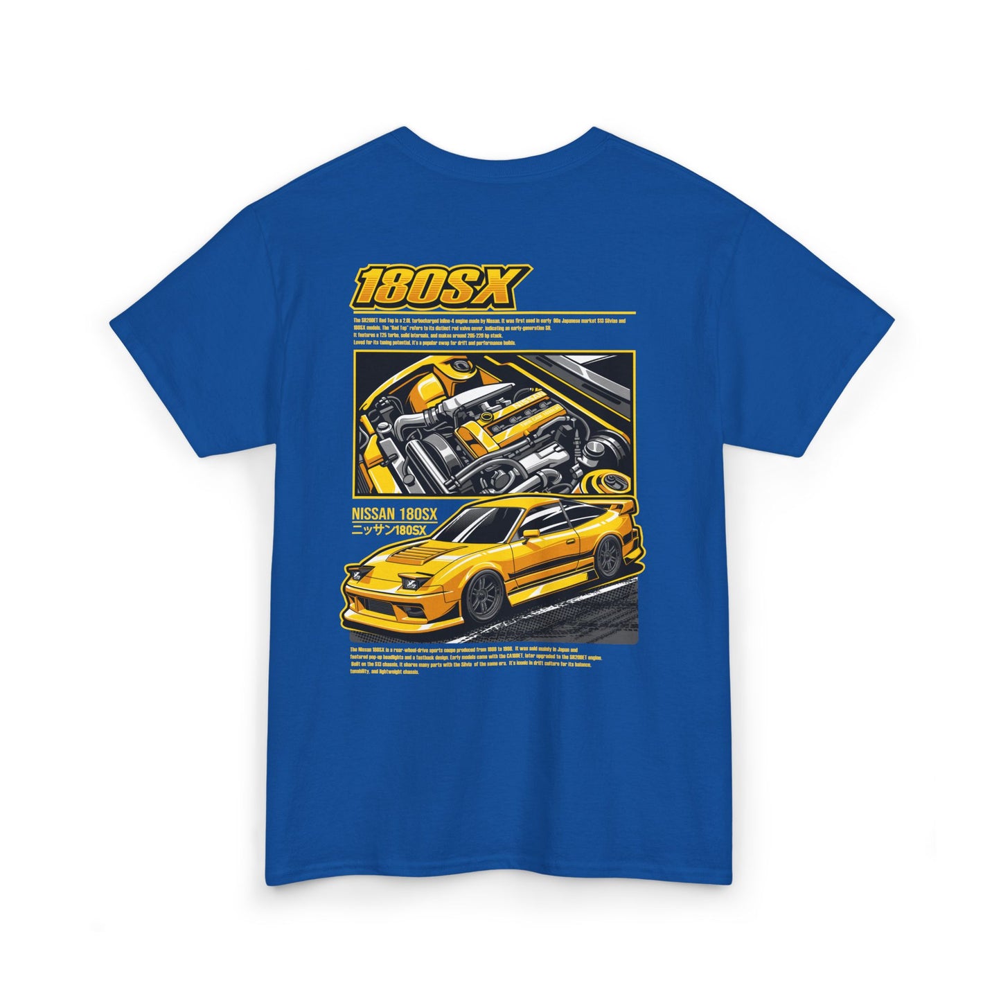 180SX SR20DET T-SHIRT - YELLOW EDITION