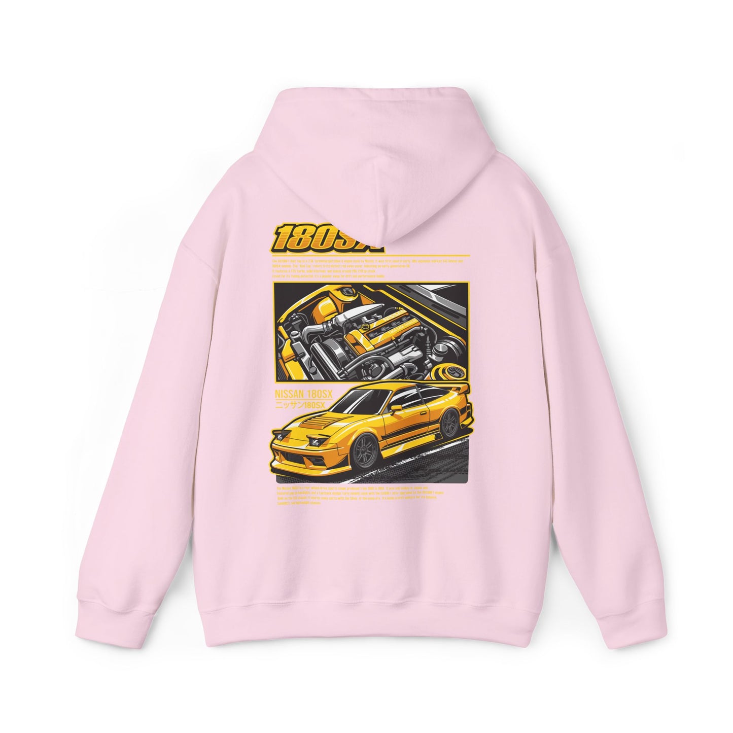 Nissan 180SX SR20DET Hoodie – Yellow Edition