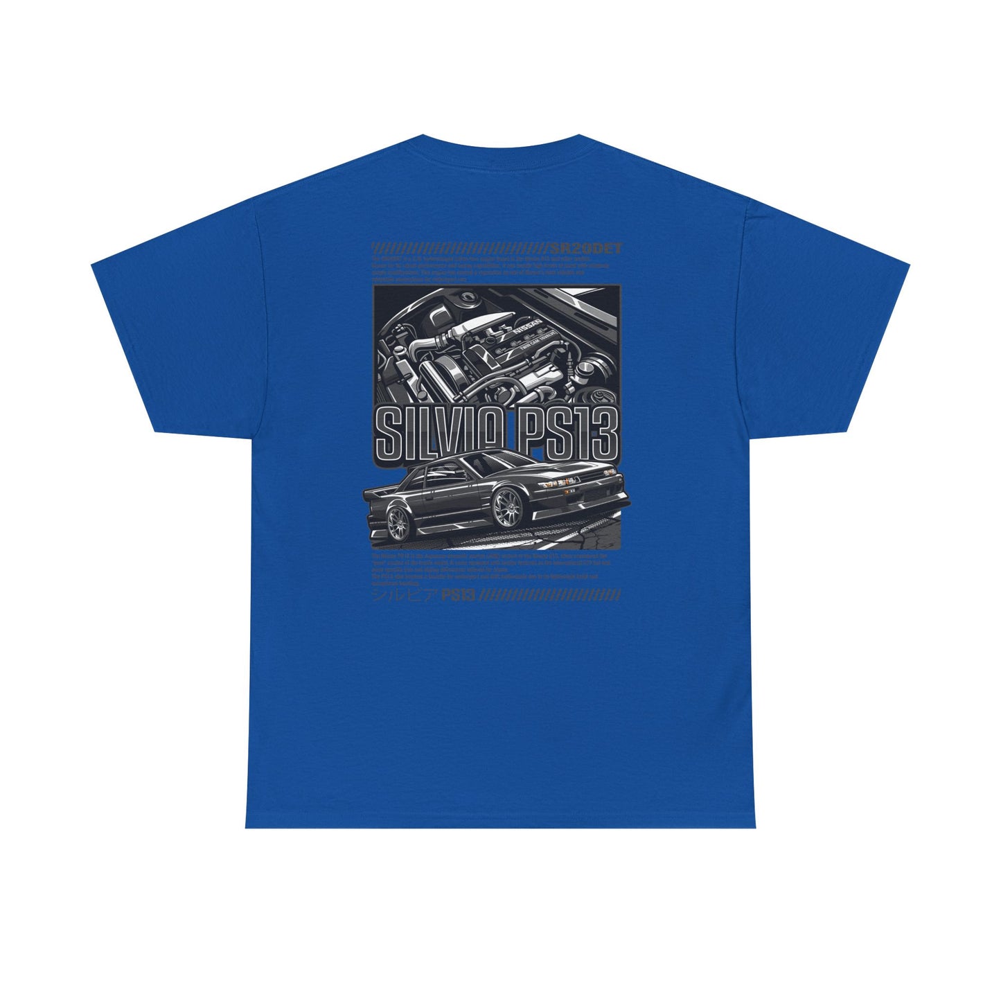 PS13 SR20DET T-SHIRT - CHARCOAL GREY EDITION