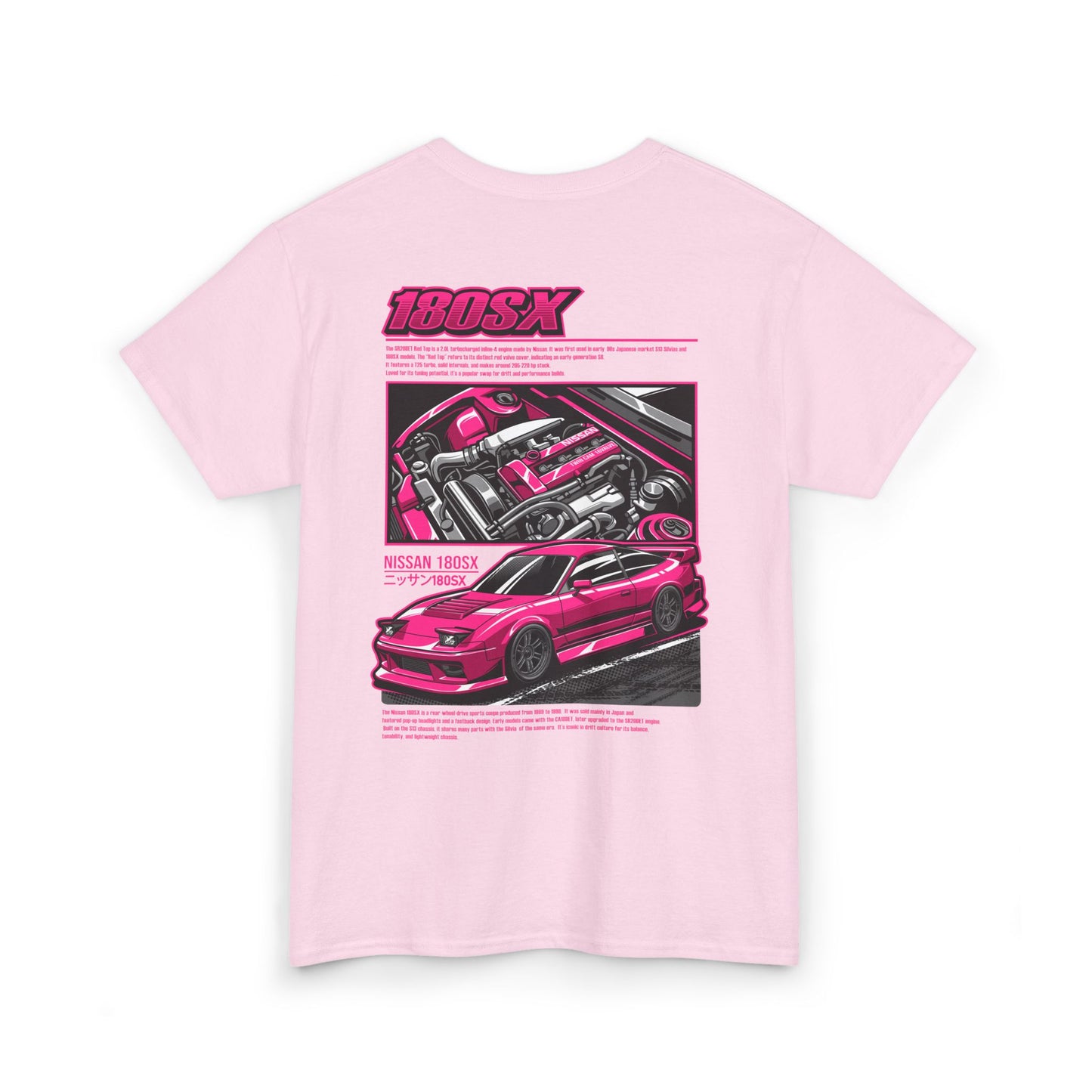 180SX SR20DET T-SHIRT – PINK EDITION