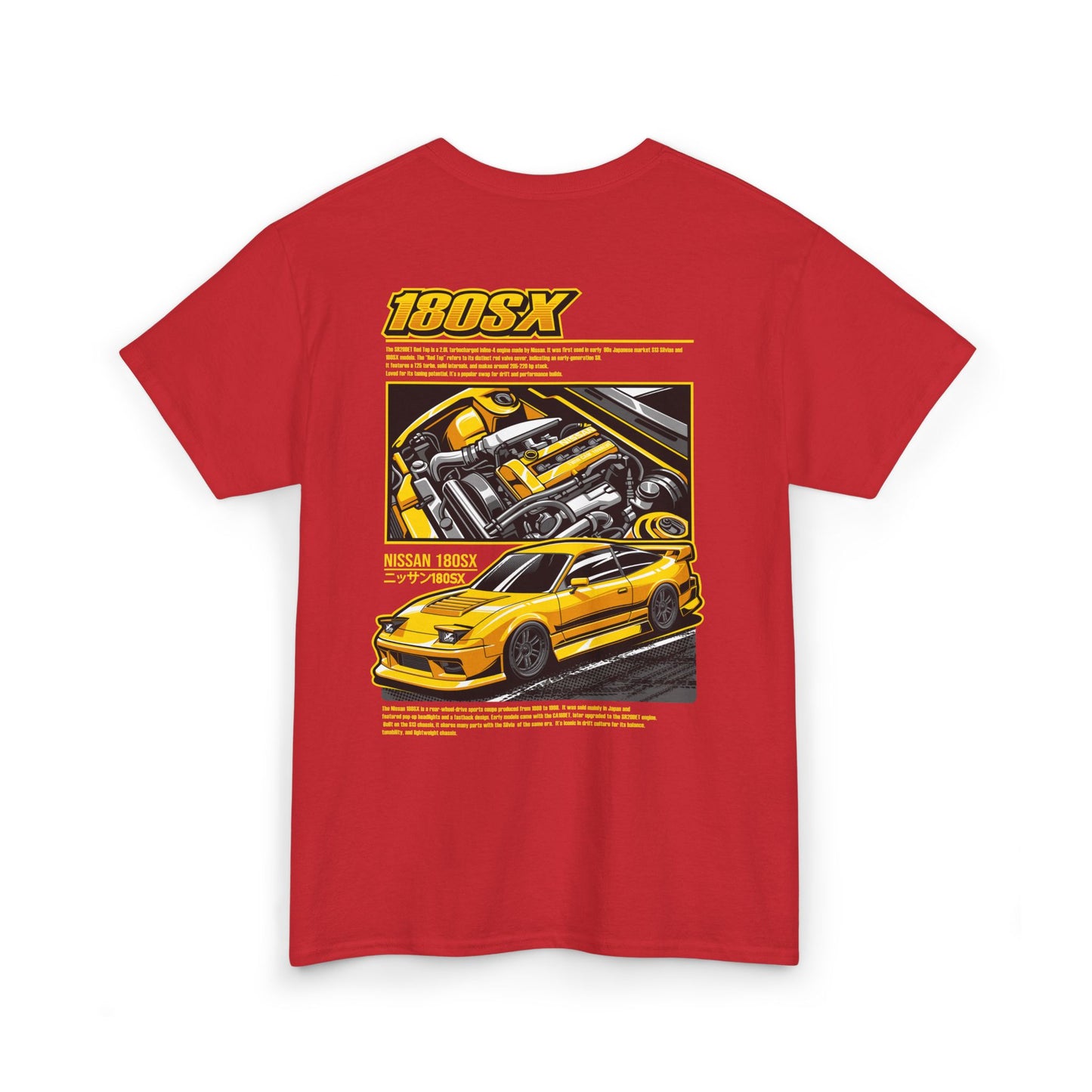 180SX SR20DET T-SHIRT - YELLOW EDITION