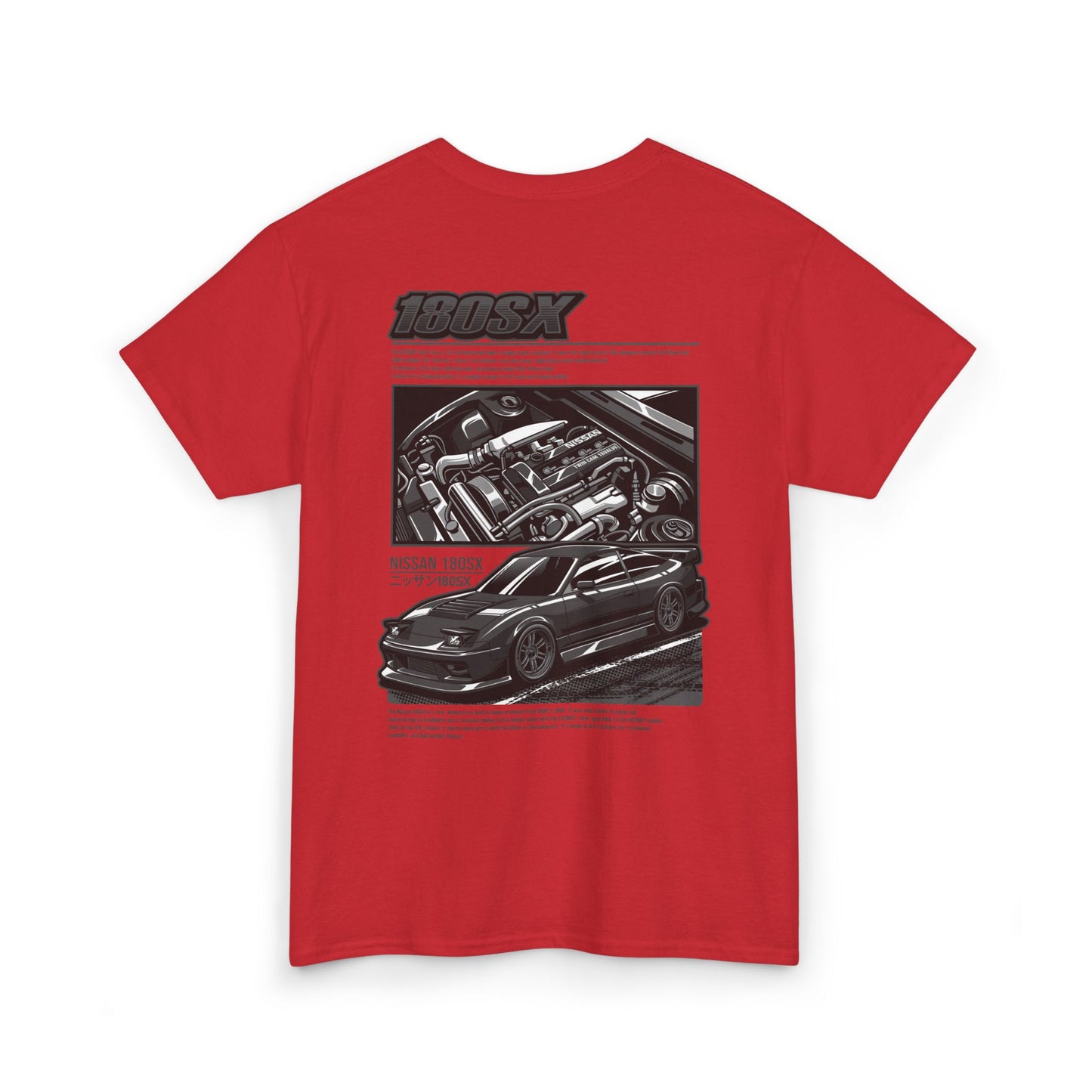 180SX SR20DET T-SHIRT - CHARCOAL GREY EDITION