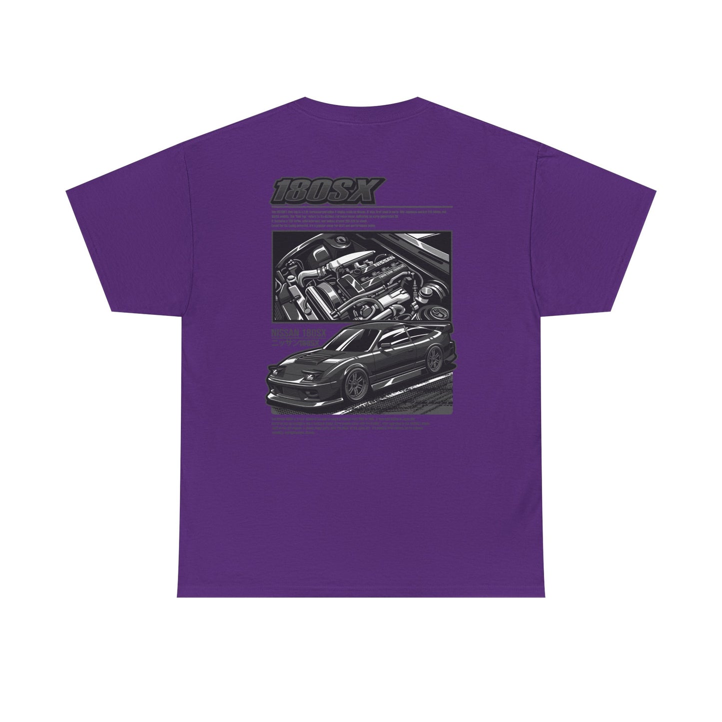 180SX SR20DET T-SHIRT - CHARCOAL GREY EDITION