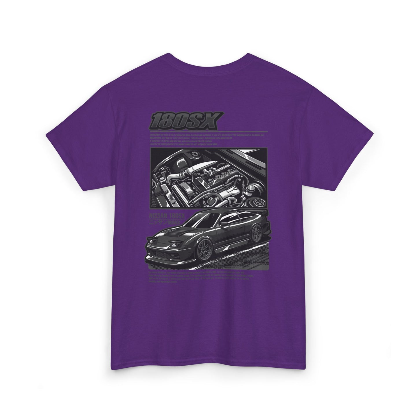 180SX SR20DET T-SHIRT - CHARCOAL GREY EDITION