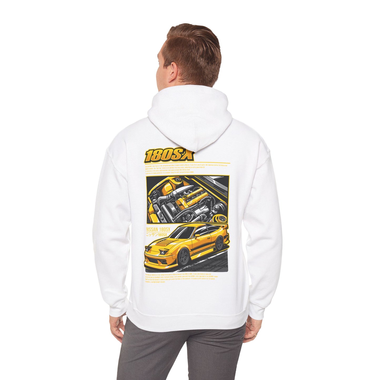 Nissan 180SX SR20DET Hoodie – Yellow Edition