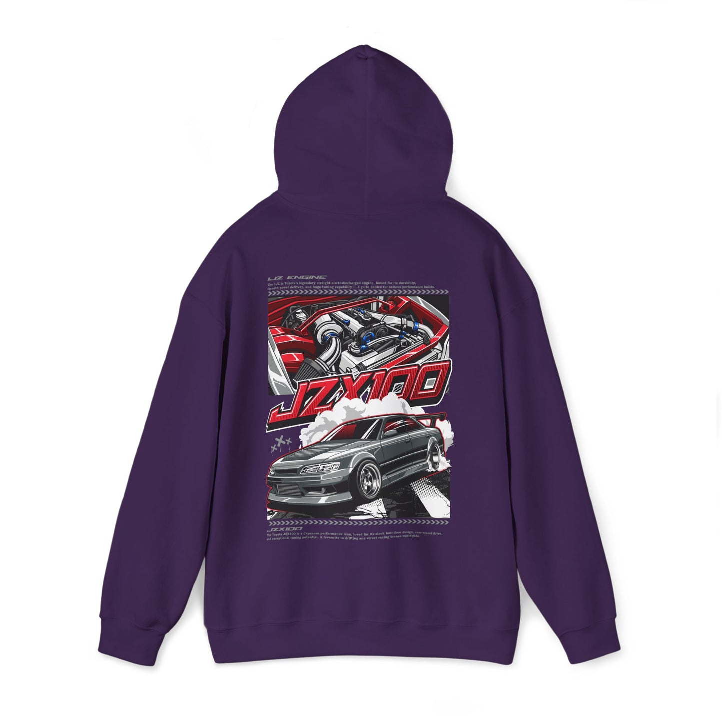 Toyota JZX100 1JZ-GTE Hoodie – Grey Edition