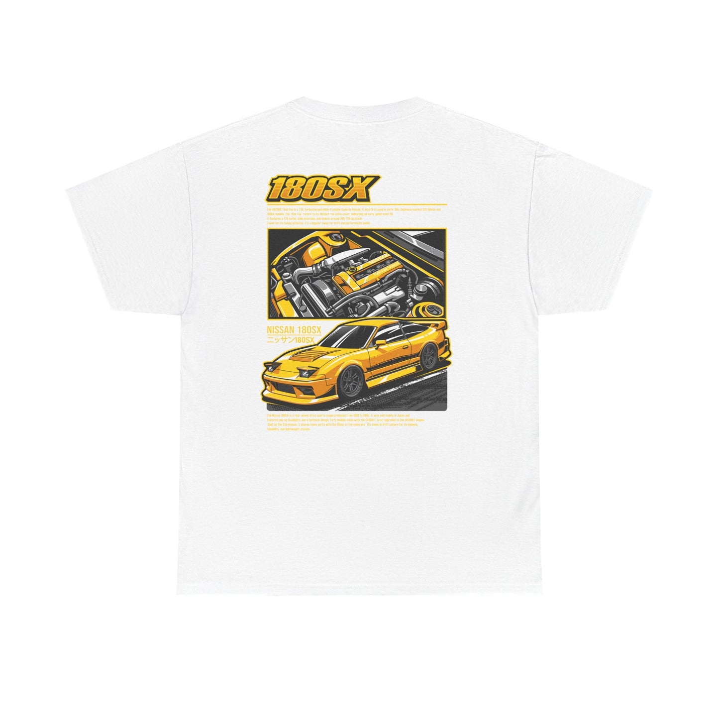 180SX SR20DET T-SHIRT - YELLOW EDITION