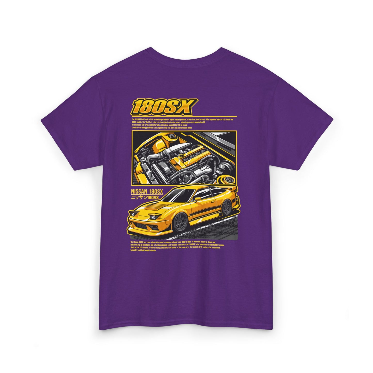 180SX SR20DET T-SHIRT - YELLOW EDITION