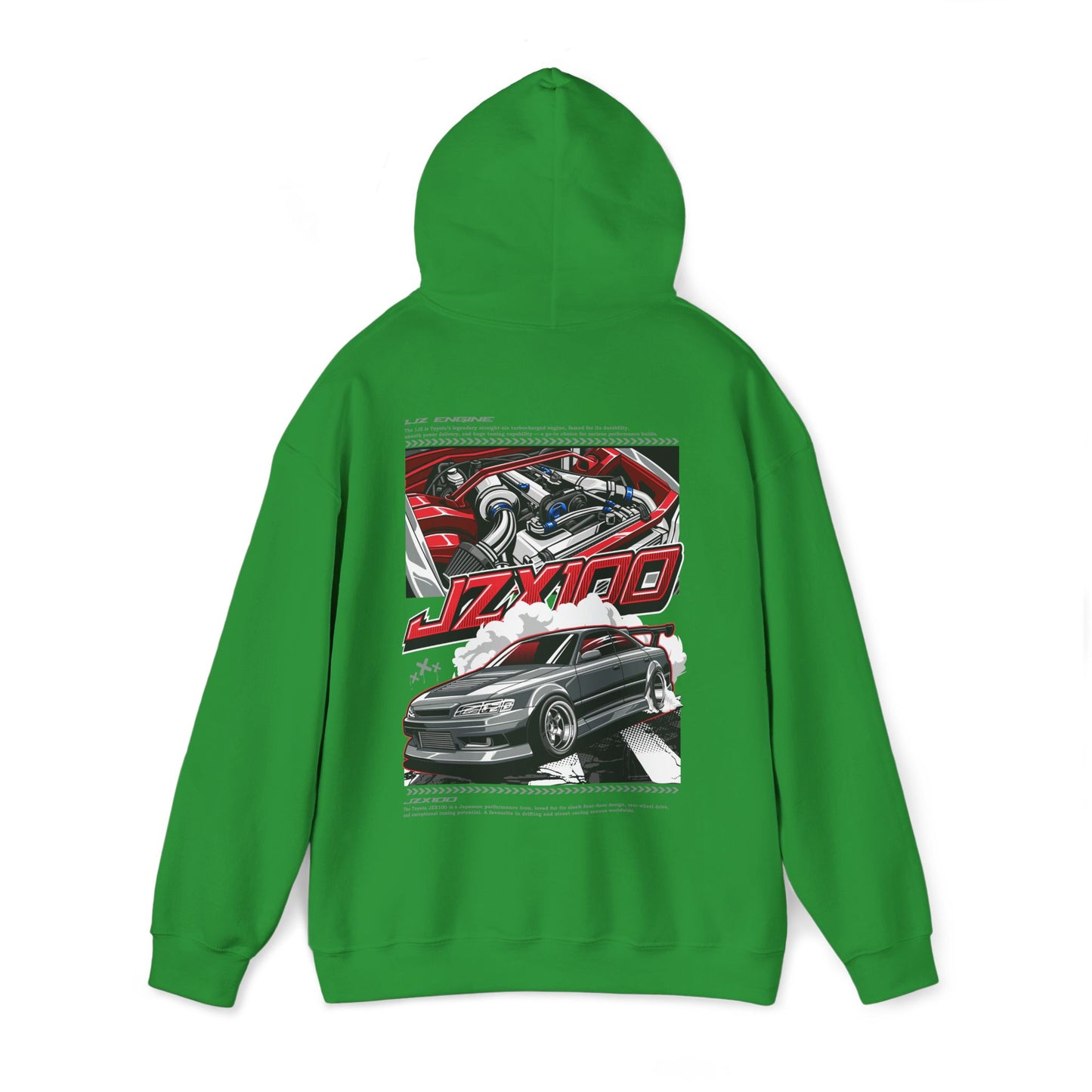Toyota JZX100 1JZ-GTE Hoodie – Grey Edition