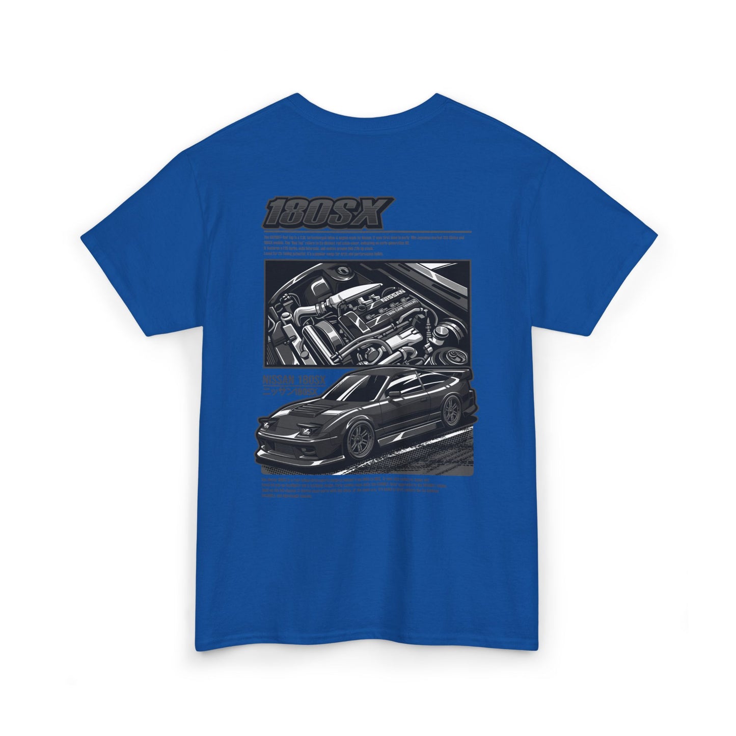 180SX SR20DET T-SHIRT - CHARCOAL GREY EDITION
