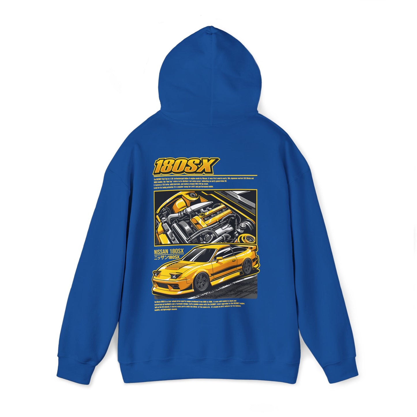 Nissan 180SX SR20DET Hoodie – Yellow Edition