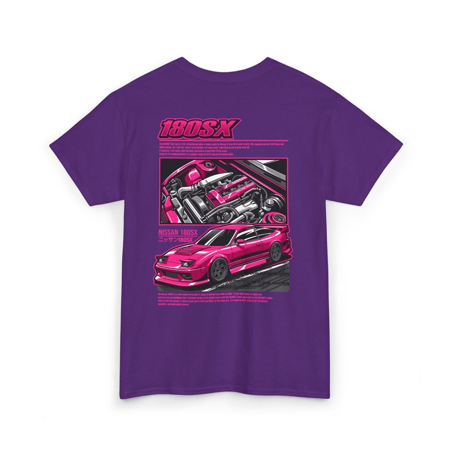 180SX SR20DET T-SHIRT – PINK EDITION
