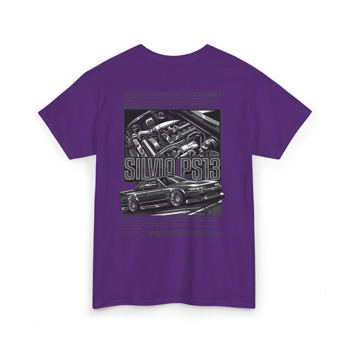 PS13 SR20DET T-SHIRT - CHARCOAL GREY EDITION