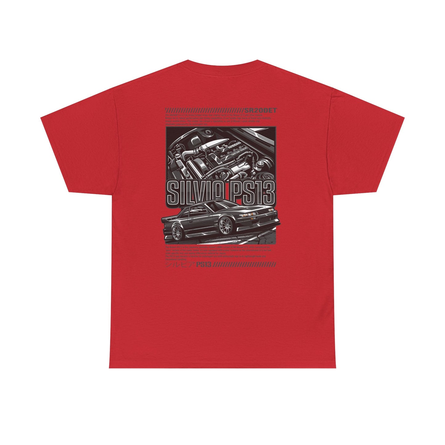 PS13 SR20DET T-SHIRT - CHARCOAL GREY EDITION