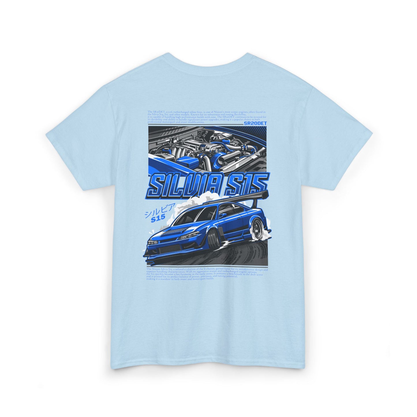 SILVIA S15 SR20DET T-SHIRT – BLUE EDITION
