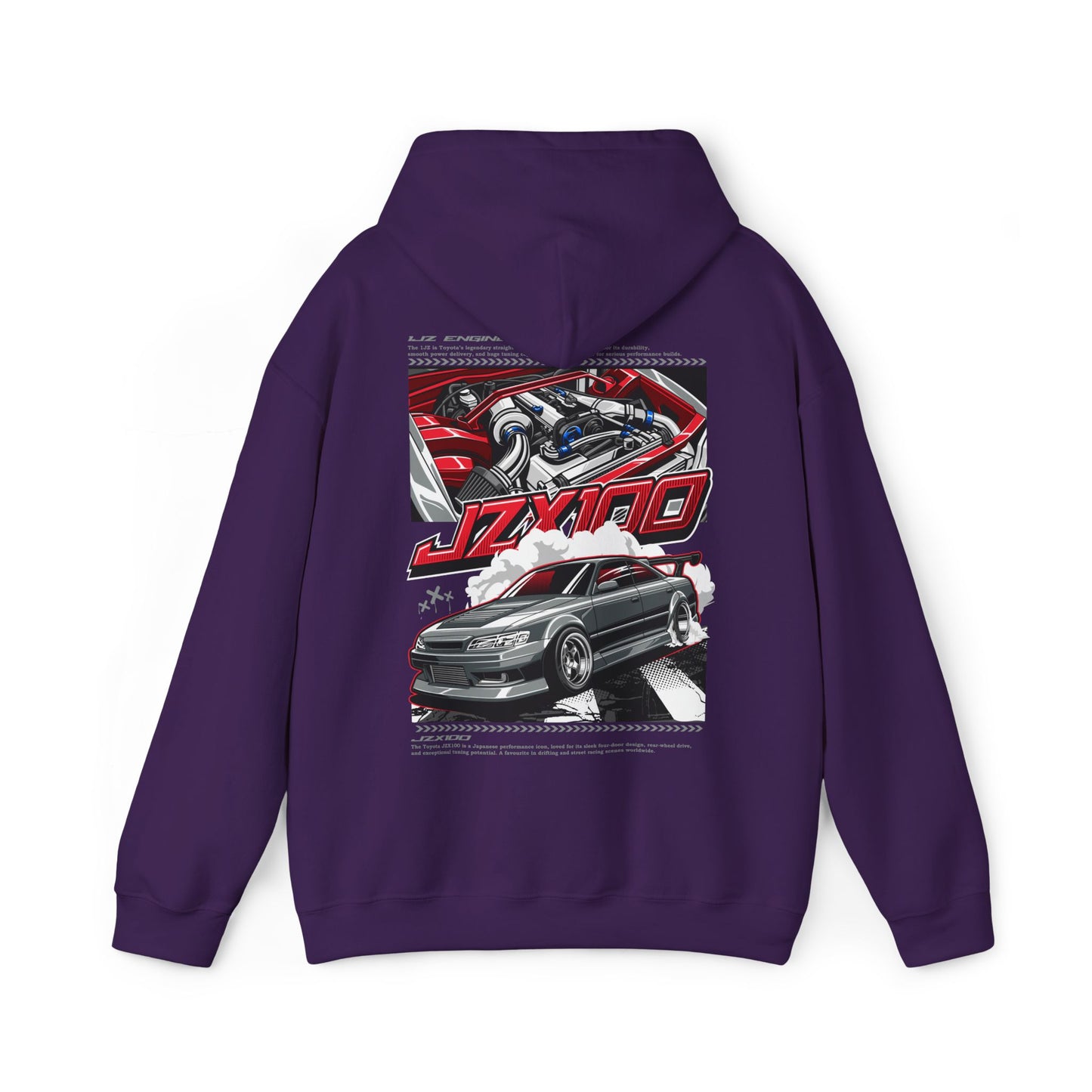 Toyota JZX100 1JZ-GTE Hoodie – Grey Edition
