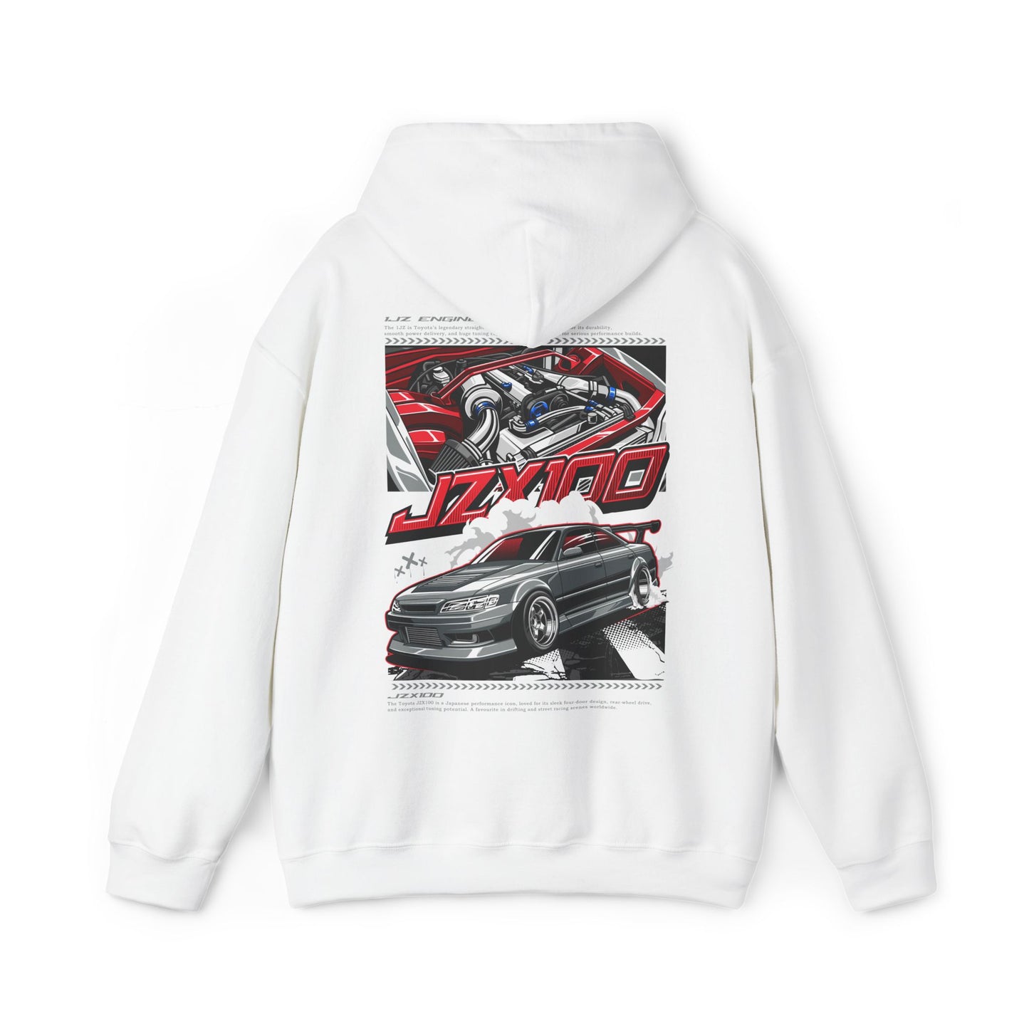 Toyota JZX100 1JZ-GTE Hoodie – Grey Edition