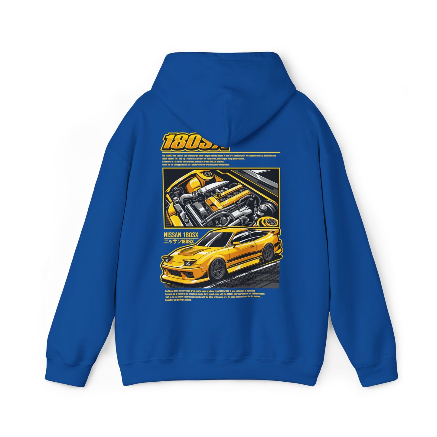 Nissan 180SX SR20DET Hoodie – Yellow Edition