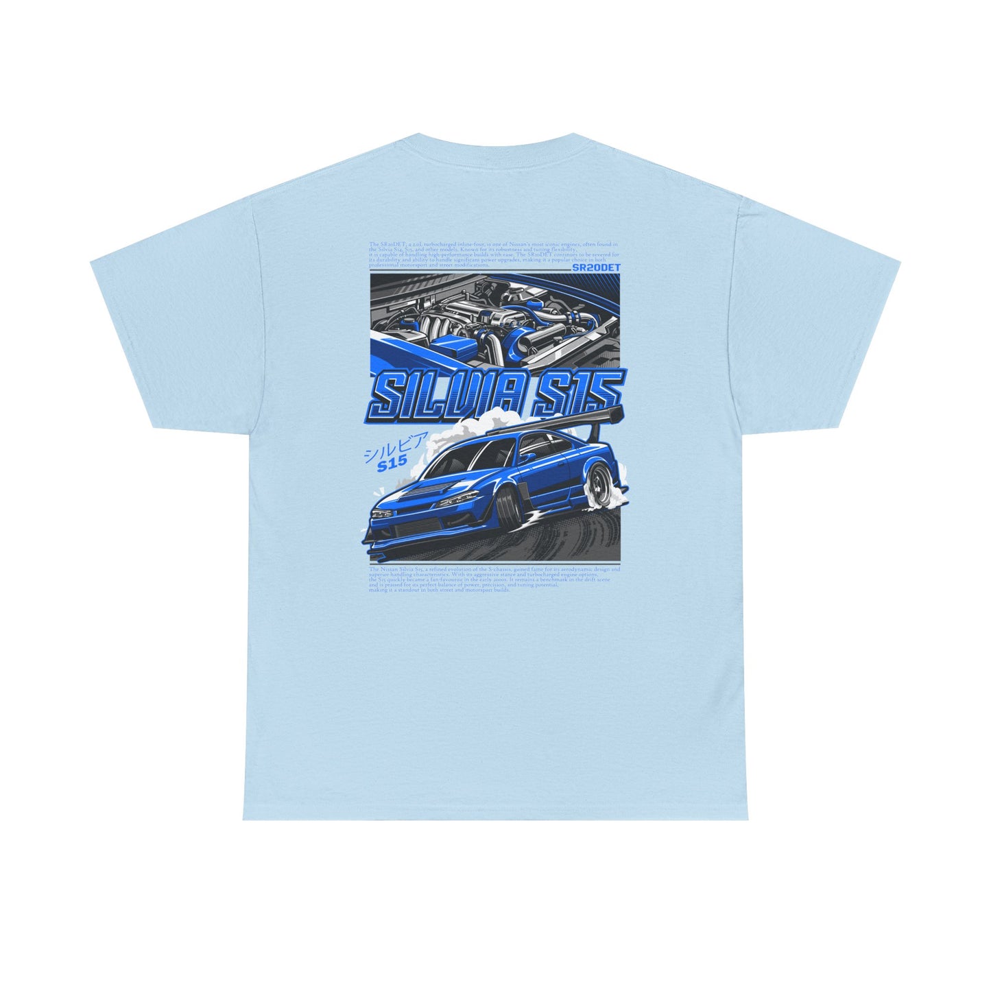 SILVIA S15 SR20DET T-SHIRT – BLUE EDITION